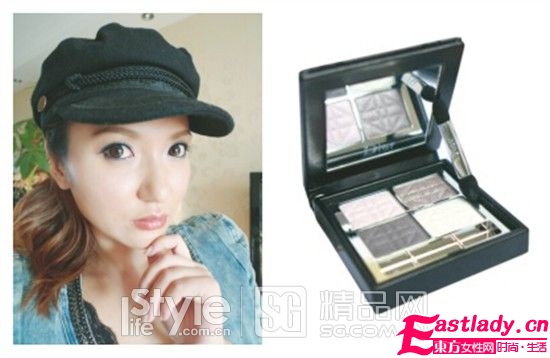 彩妝達(dá)人如何利用色誘彩盤畫出靚麗眼妝