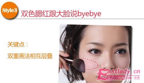 魅惑腮紅的五大修飾畫法