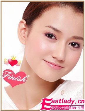 光澤度UP 8步妝出少女般粉嫩感