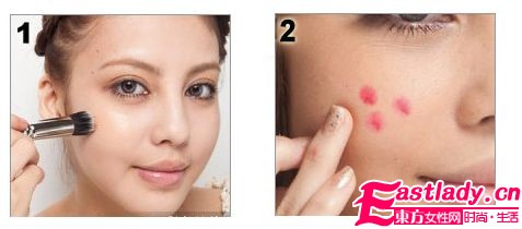 2011夾心腮紅技巧 打造小臉好氣色