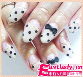 不敗的經(jīng)典 美甲也有圓點控