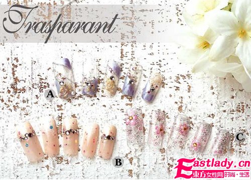 熱戀純情美甲 溫柔女生如花綻放