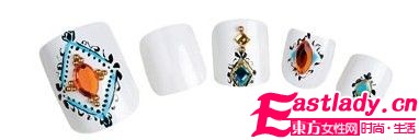 異域風(fēng)情PK海藍(lán)風(fēng) 7款跳躍風(fēng)情美甲