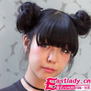 冬季吸精100% 東京街拍最in萌眼妝