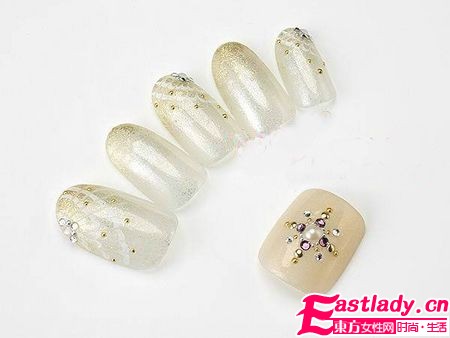 極致唯美 9款水晶清涼美甲