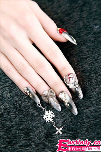 重口味 金屬鉚釘至酷美甲