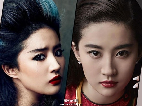 劉亦菲被爆整容 被黑還是整容有圖有真相