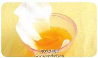 自制清新橙皮面膜