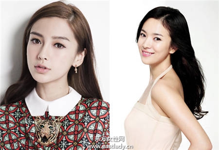 想要變成Angelababy 明星常見整形部位大揭秘