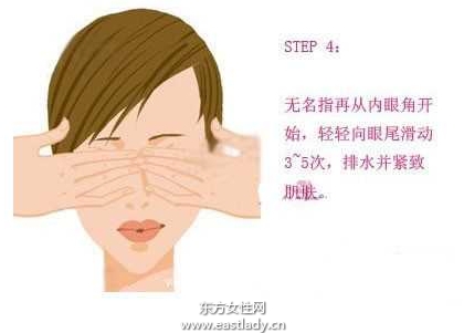 中醫(yī)按摩輕松去眼袋