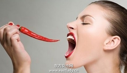 刺激性食物美麗肌膚的 敵人