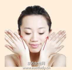 面部美容按摩的動作和步驟