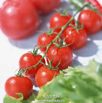 番茄擊退黑斑白皙肌膚