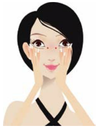 眼霜的正確涂抹手法