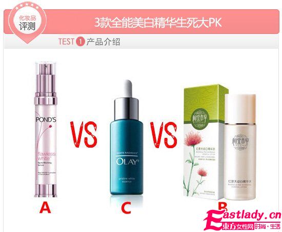 一白遮三丑 3款全能美白精華生死PK