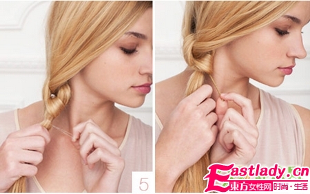 超簡單打結(jié)發(fā)髻 靜電也不怕