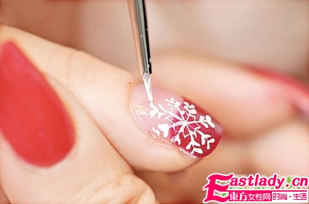 在家DIY圣誕美甲