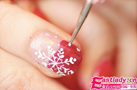 在家DIY圣誕美甲
