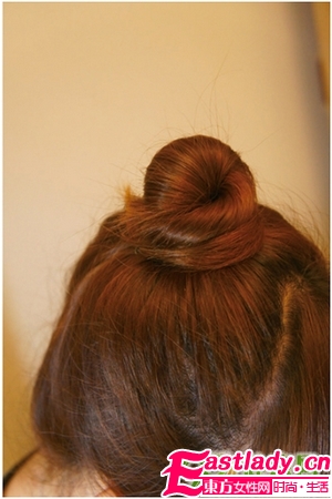 3種日式丸子頭扎法 看發(fā)量選擇
