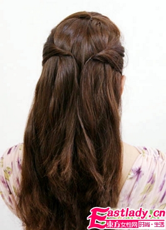 韓式花苞魚骨辮編法圖解