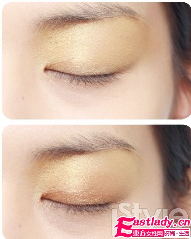 最吸睛金色眼妝