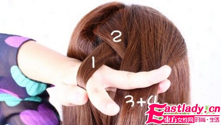 蝎子辮的詳細(xì)編法步驟圖解