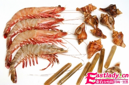 吃蝦貝可以解決所有肌膚問題