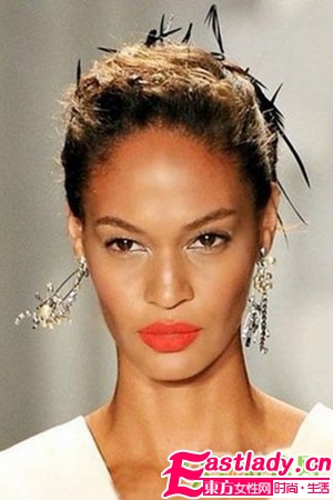 2012春夏女裝秀場(chǎng)復(fù)古發(fā)型