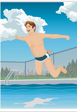 有氧游泳運動 學(xué)習(xí)正確游泳的熱身動作技巧