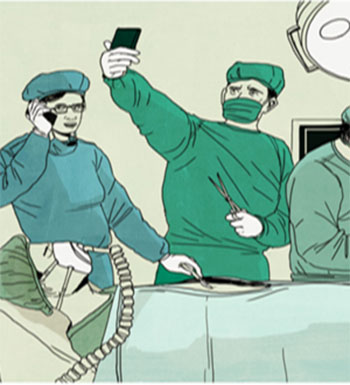 全民討論 手術(shù)室里應不應該使用手機