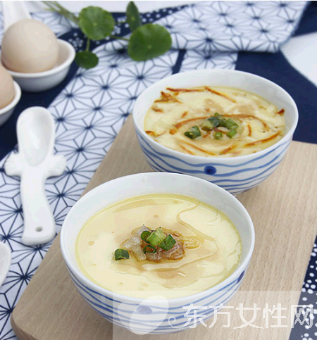 雞蛋羹的做法和配方 6種花樣蛋羹大匯總