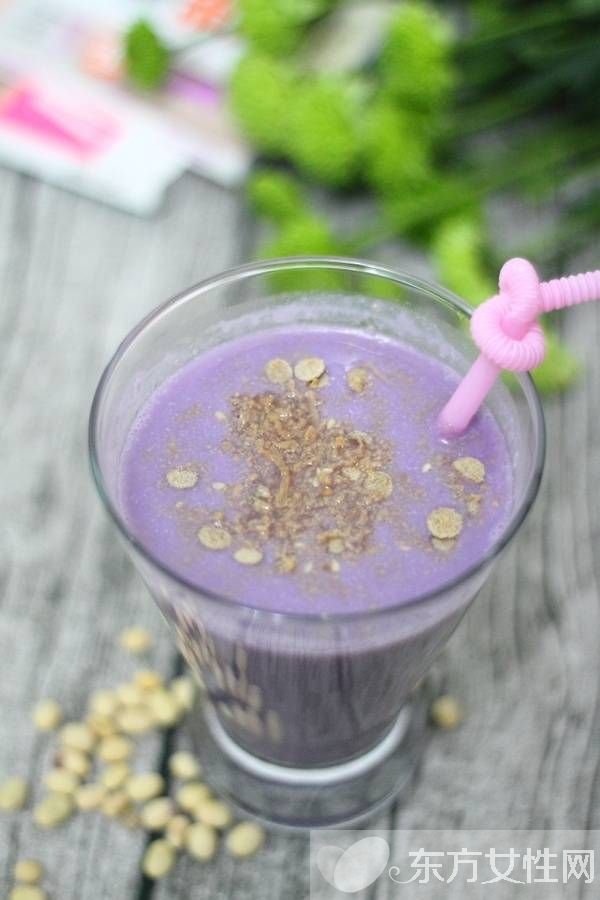 紫薯熱飲的家常做法 黃豆與紫薯完美搭配