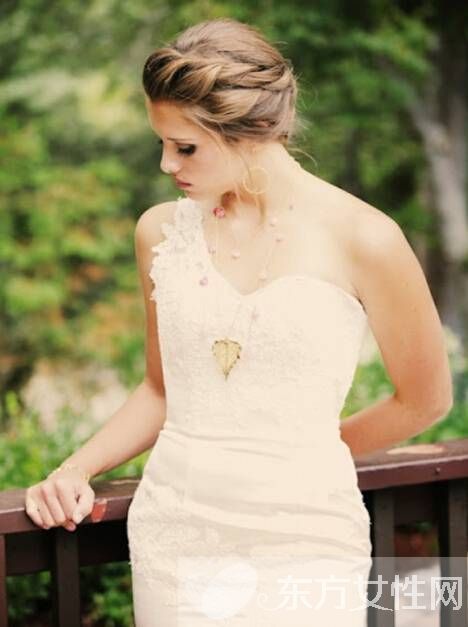 短發(fā)新娘造型也很美 不信你瞧瞧