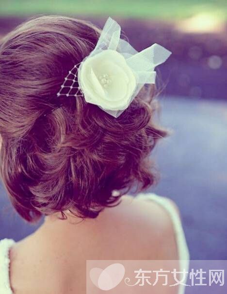 短發(fā)新娘造型也很美 不信你瞧瞧