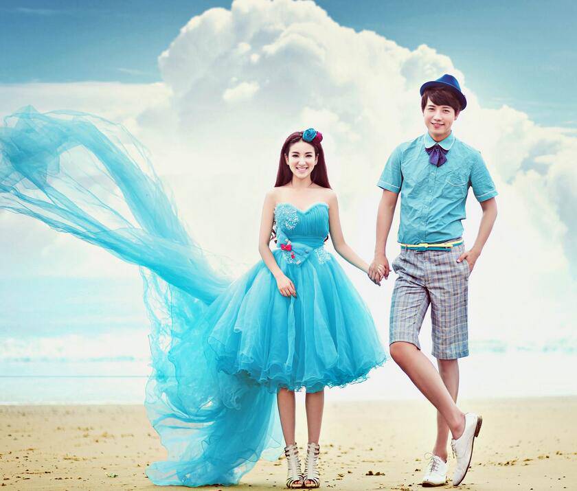 8款婚紗照創(chuàng)意造型 讓你的婚紗照個性十足