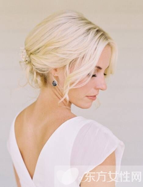 短發(fā)新娘造型也很美 不信你瞧瞧