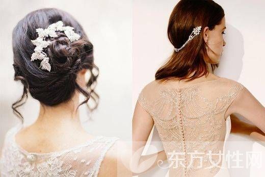 新娘浪漫發(fā)簪頭飾 仙度十足高貴唯美