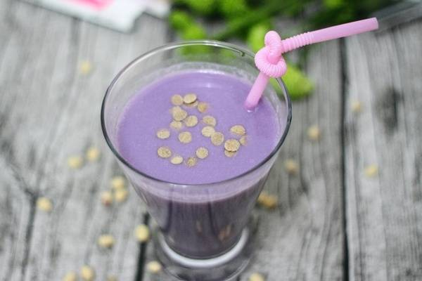 紫薯熱飲的家常做法 黃豆與紫薯完美搭配