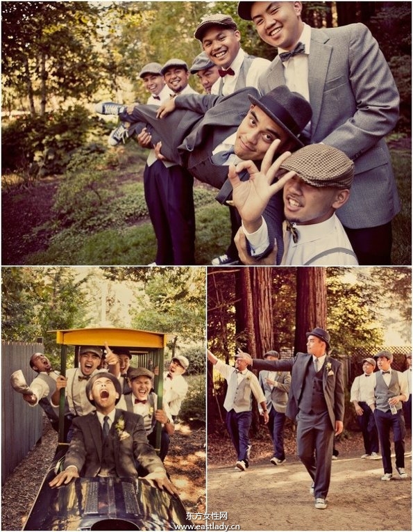 19世紀初主題復古婚紗照幸福滿滿的