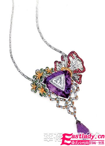 紫色新娘珠寶搭配 明耀冬日綺麗顏色