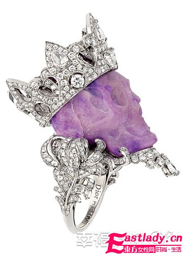 紫色新娘珠寶搭配 明耀冬日綺麗顏色