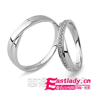 鉆戒流行趨勢 2010情侶最愛鉆戒欣賞