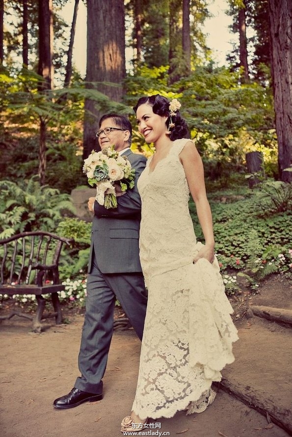 19世紀初主題復古婚紗照幸福滿滿的