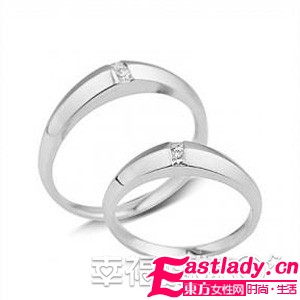 鉆戒流行趨勢 2010情侶最愛鉆戒欣賞