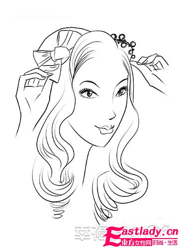 優(yōu)雅新娘蝴蝶結發(fā)箍 被幸福包圍著