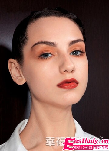 冬日活力新娘煙熏妝——橙色最新鮮