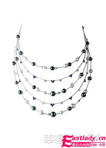 純潔優(yōu)雅 時(shí)尚珍珠扮靚冬日新娘