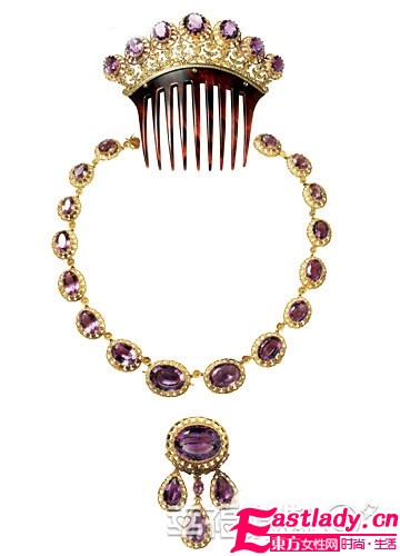 紫色新娘珠寶搭配 明耀冬日綺麗顏色