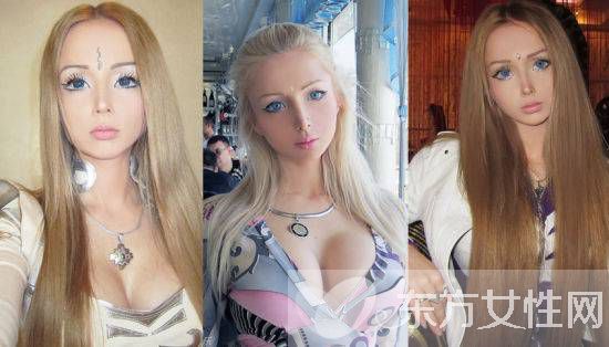 烏克蘭真人芭比瓦萊里婭 素顏整容前照片曝光
