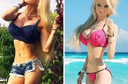 烏克蘭真人芭比瓦萊里婭 素顏整容前照片曝光